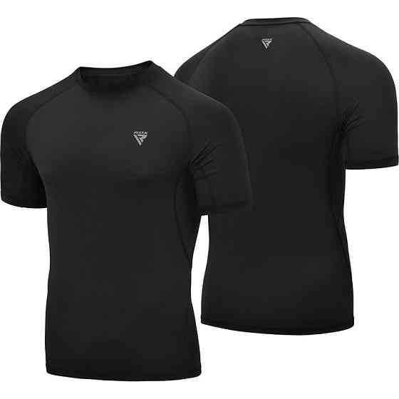 Рашгард з коротким рукавом RDX T15 Black XL Кам'янське