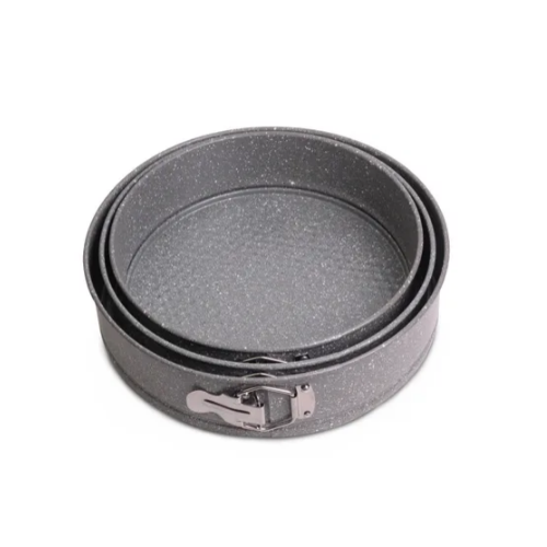 Набір роз'ємних форм для випікання 3шт (24/26/28*6,5см) вуглецева сталь (блакитний,беж) 6031 KAMILLE Житомир - изображение 8