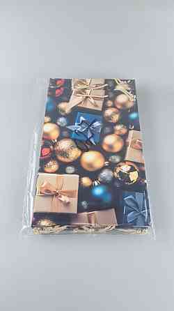 Большой бумажные пакет вертикальный 25/37/8 новогодний -027 (12 шт) Харьков