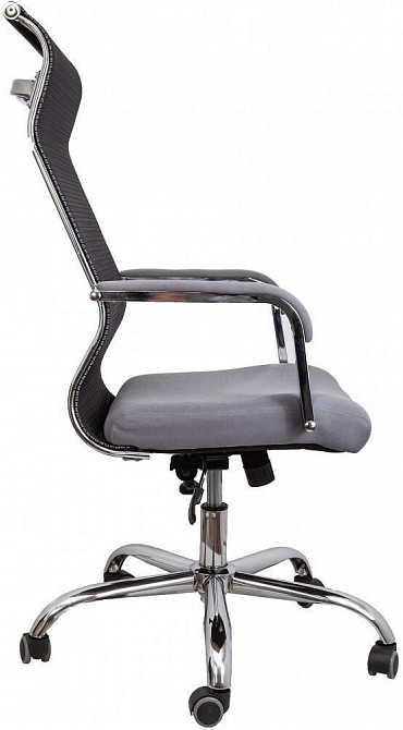 Офисное кресло руководителя Tehforward Afina хром Anyfix Серый Киев - изображение 4