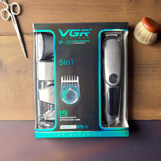 Машинка для стриження волосся 5 in 1 VGR V-105 (40) Київ - фото 3