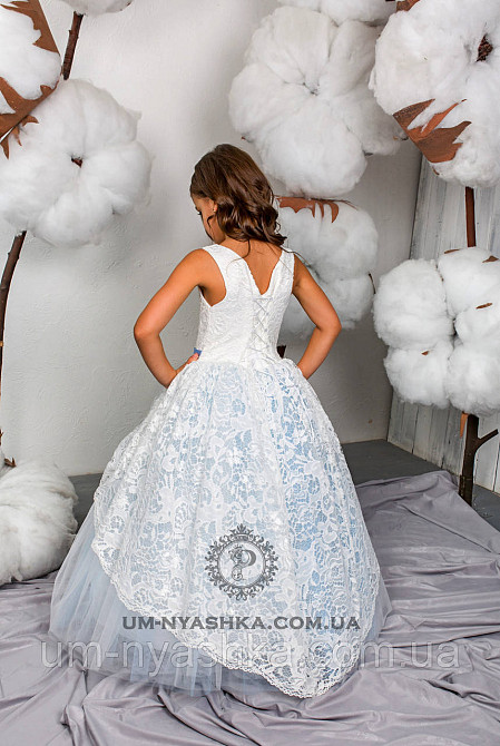 Довге ошатне дитяче плаття Аніта на 4-5, 6-7років Кривий Ріг - фото 2