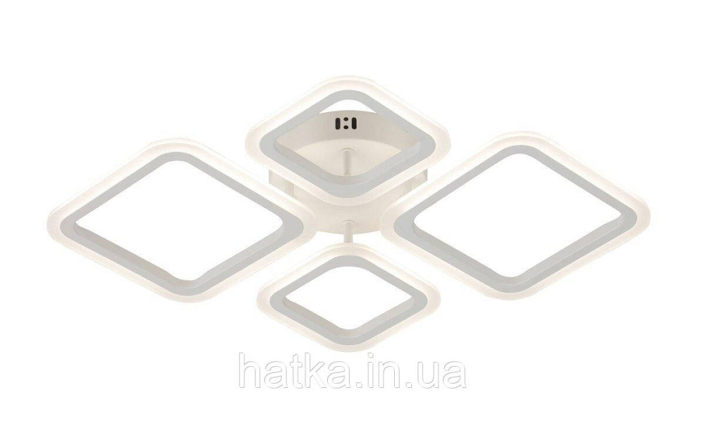 Світлодіодна люстра VALESO G 2929/2+2 72W Білий Київ - фото 3