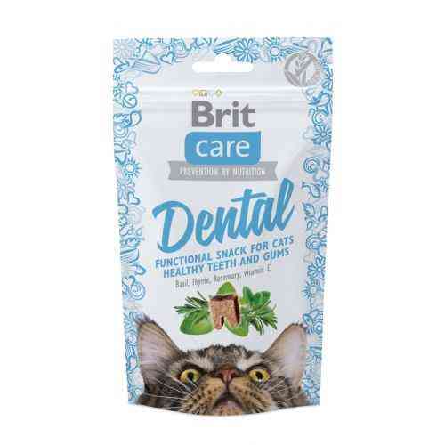 Функціональні ласощі Brit Care Dental з індичкою для котів, 50г Київ