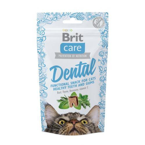 Функціональні ласощі Brit Care Dental з індичкою для котів, 50г Київ - фото 1