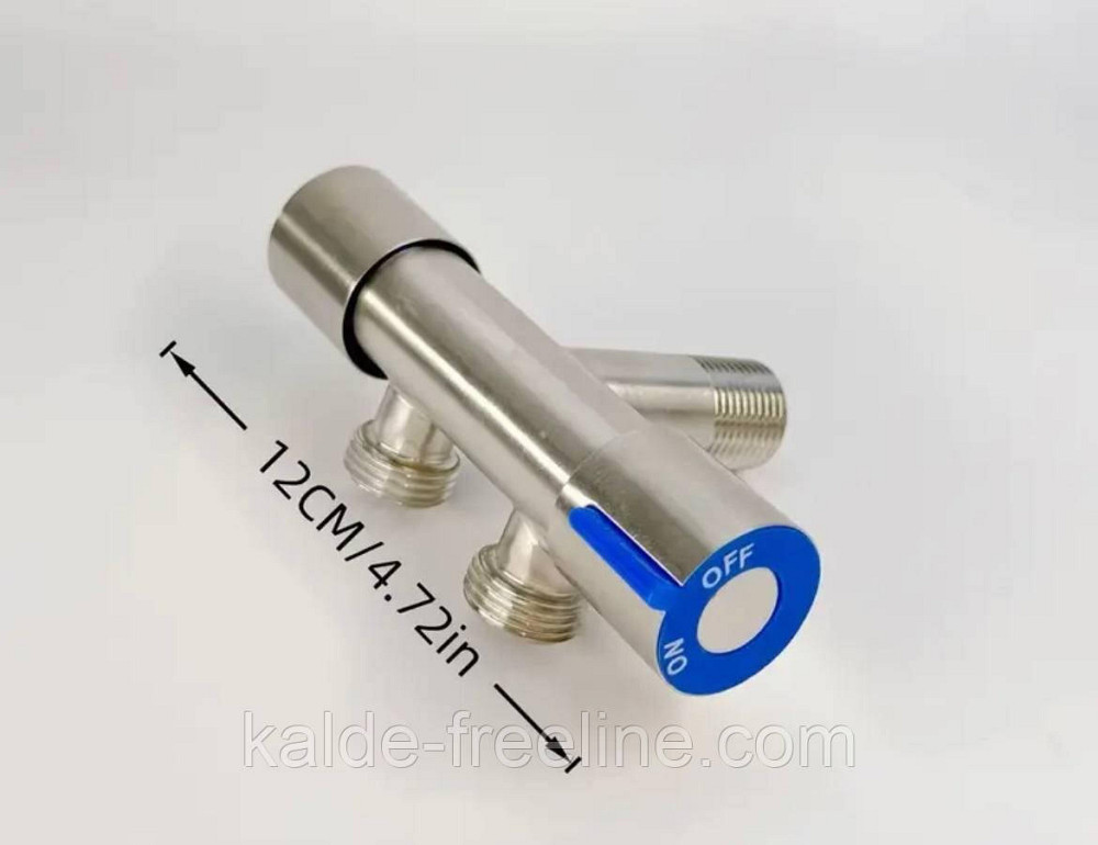 Кран для води подвійний кутовий 1/2" Харків - фото 6