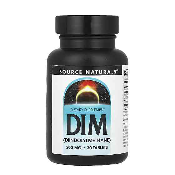 Дииндолилметан Source Naturals DIM 200mg 30 таб Киев