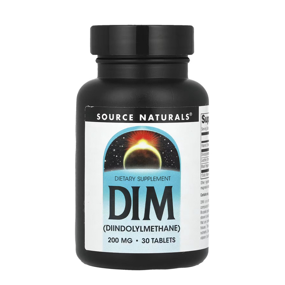 Дииндолилметан Source Naturals DIM 200mg 30 таб Киев - изображение 1