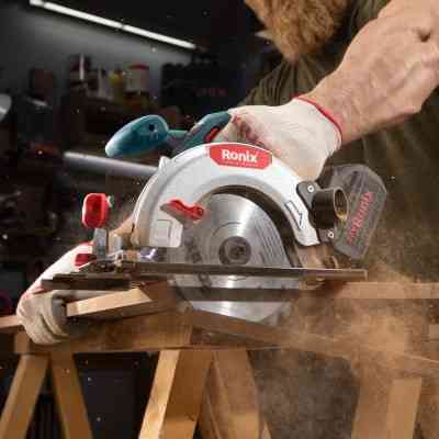 Дискова пила Ronix циркулярна 20Вт, 165мм, 4Ah x 2 (8609) Вінниця