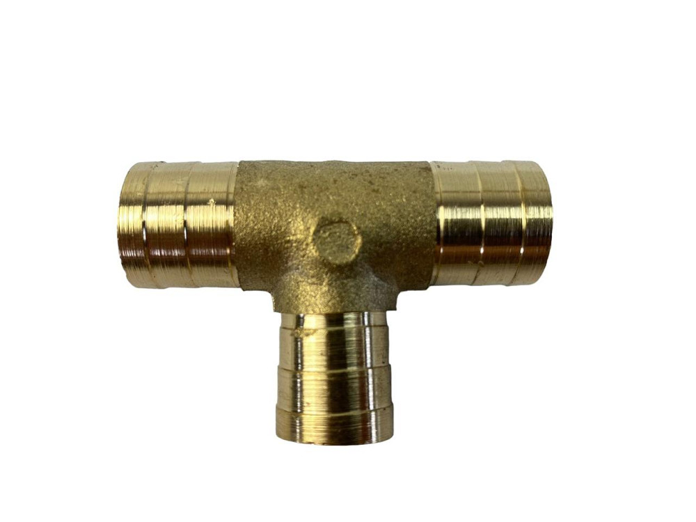 Перехідник шлангів обігрівача (D 18х16х18) латунь (трійник) Мукачево - фото 1