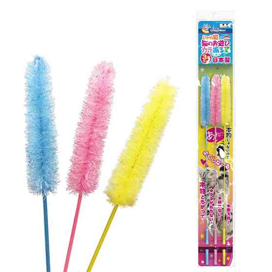 CattyMan Colorful Sticks КЭТТИМЕН ПУШИСТАЯ ТРАВА дразнилка игрушка для котов, набор 3ед. Киев