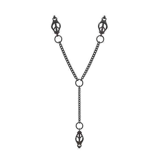 Зажимы для сосков и клитора Art of Sex - Cade, цвет черный Sex Aura Киев
