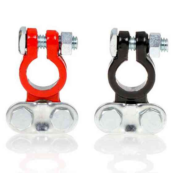 Клеми кольорові для акумуляторних батарей (АКБ) "Polklemmen" 2шт Alca, 509100 Київ