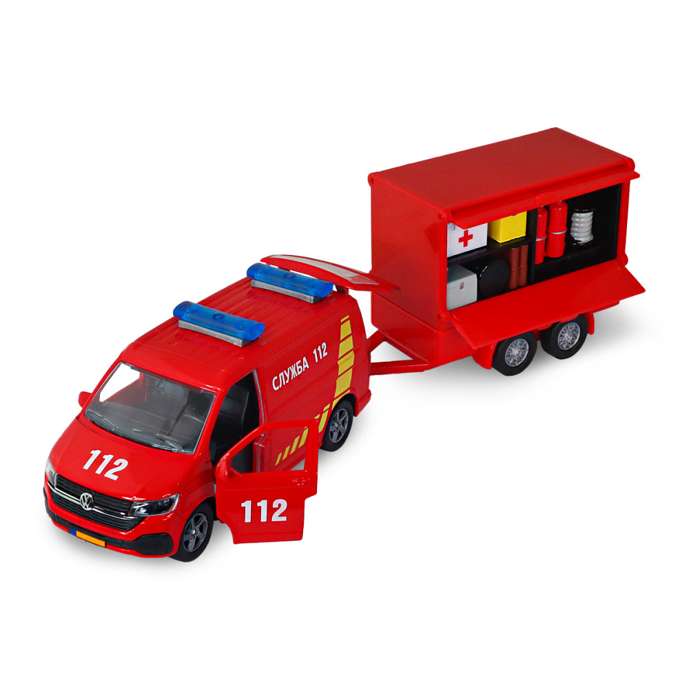 Ігровий набір - Volkswagen Служба 112 (з причіпом) Днепр - изображение 14