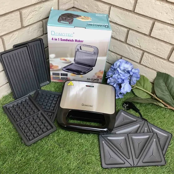 Вафельница-сендвичница 4в1 Domotec SI-234B 1200w Коломыя