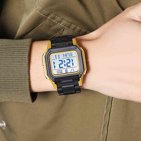 Skmei 2264BKGDWT Black-Gold-White SBR Київ