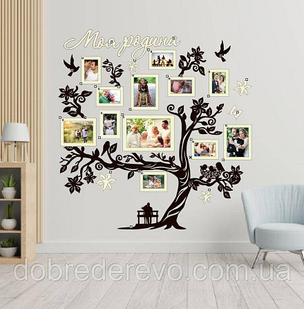 Семейное дерево My family на 12 фото рамок, Родовое дерево My family Вижница - изображение 3