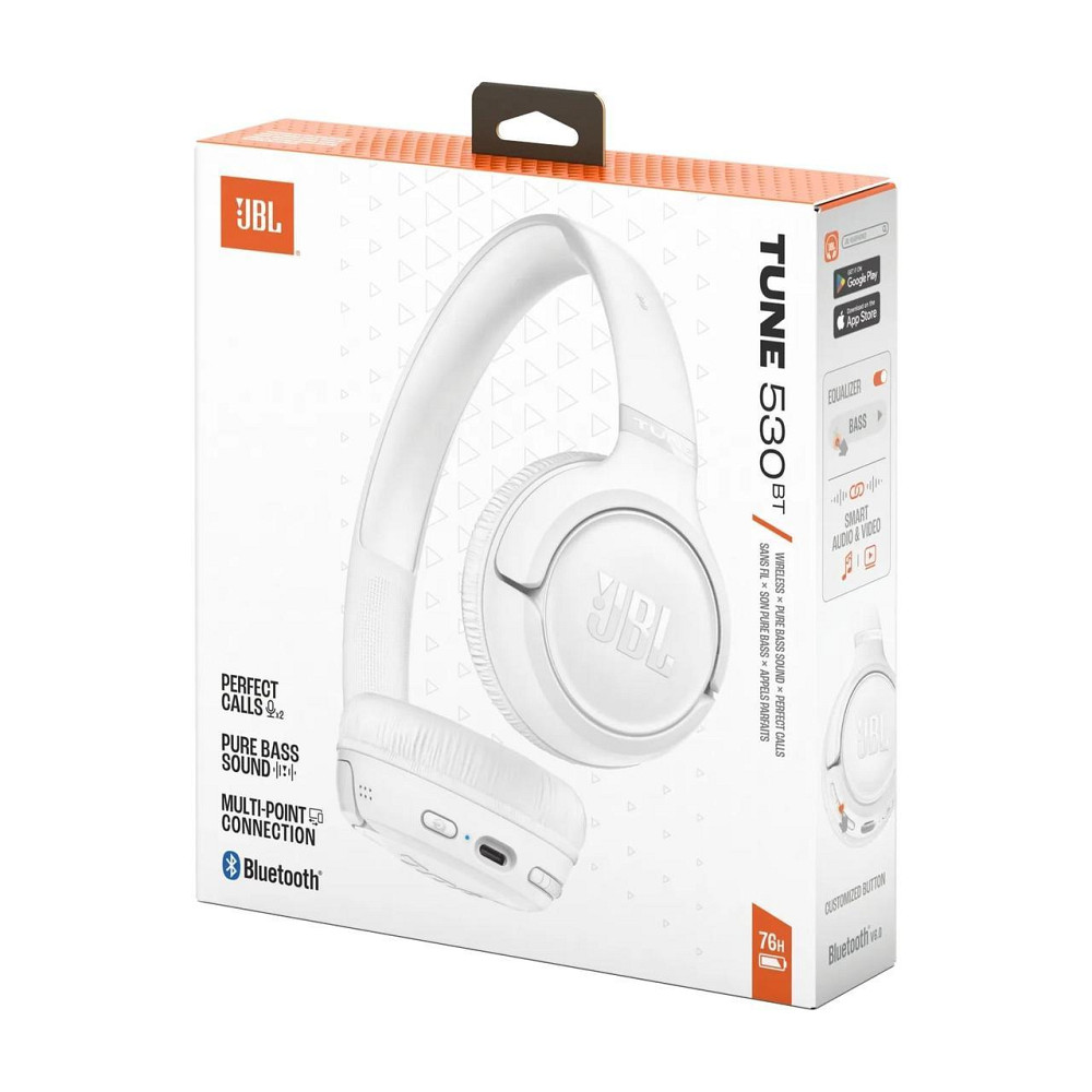 Bluetooth-гарнітура JBL Tune 530BT White (JBLT530BTWHTEU) ( 12645 ) Харків - фото 6