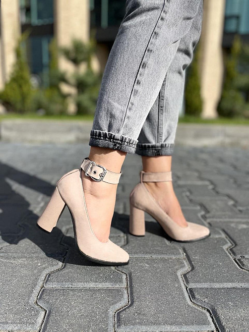 Nivelle Туфлі жіночі NIVELLE 1906/9518-9544 пудра (весна-осінь, замша натуральна) (3473) 35р.36 Коломия - фото 1