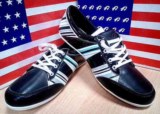 Женские слипоны Athletic, весна-осень,кожа  р. 41(26.5см) Киев