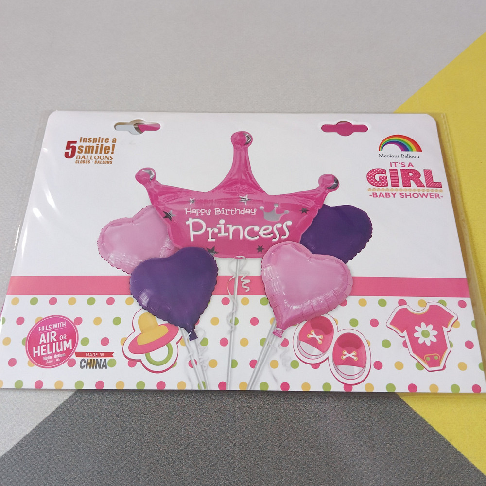 Набор воздушных шаров Принцесса (5 предметов) Киев - изображение 1