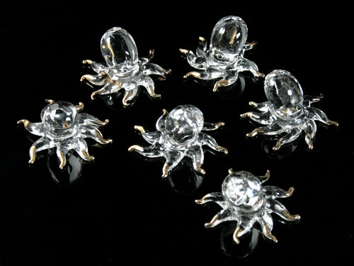 Фигурки набор 6 шт стеклянная  Осьминог Киев - изображение 1