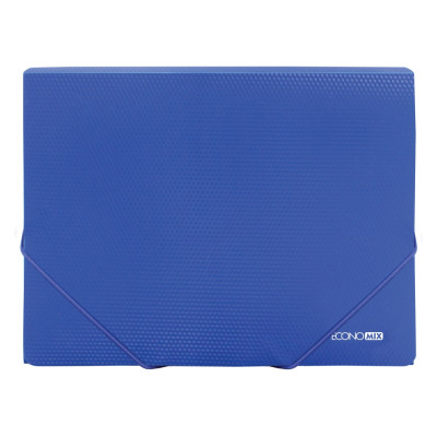 Папка на резинках Economix А4 фактура "оранж", синяя (E31601-52) Винница - изображение 1