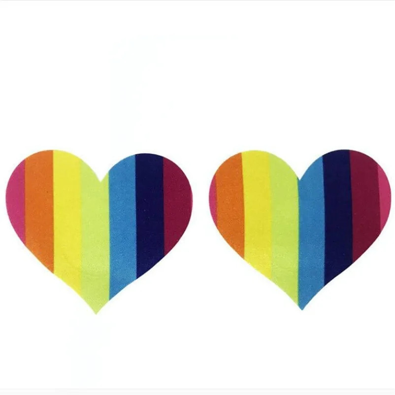 Стікіні на груди Сердечка 8 см різнобарвний Київ - фото 1