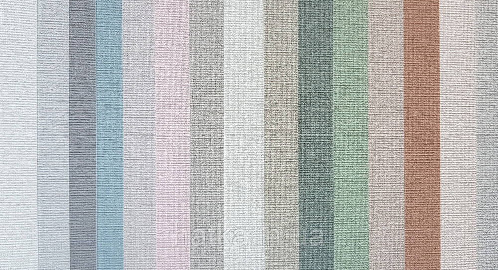 Шпалери вінілові на флізеліні AS creation Tempo метрові однотонні під тканину бавовна дрібна смужка світло-сірі Київ - фото 3