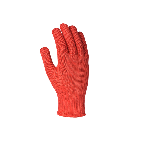 Рукавички 5640 трикотаж з малюнком ПВХ Зірка р.12 клас 7 червоний ДКГ Житомир