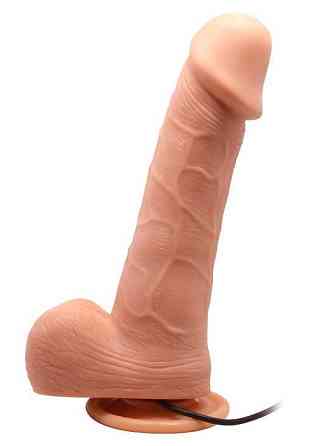 Вибратор на присоске с функцией ротации BARBARA 7,8'' Ken MULTI-SPEED VIBRATOR, BW-008015R Sex Aura Киев