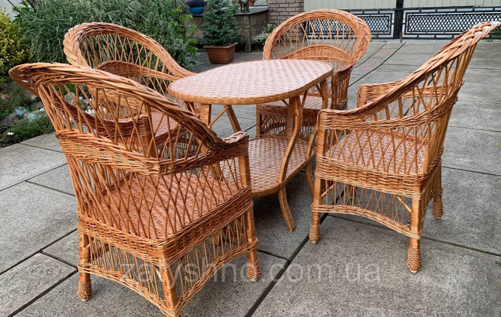 Набор плетеной мебели из лозы Киев - изображение 4