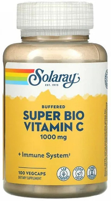 Витамин С Solaray Super Bio Vitamin C 1000mg 100 vcaps Киев - изображение 1