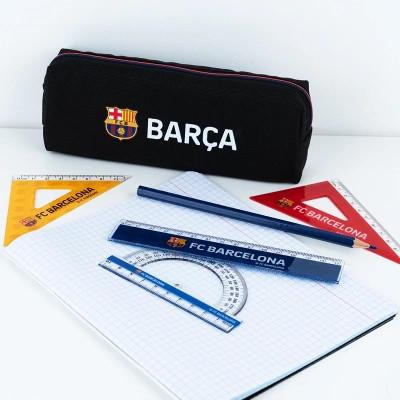 Лінійка Kite набір: лінійка 15 см, 2 косинця, транспортир FC Barcelona (BC25-282) Вінниця - фото 3