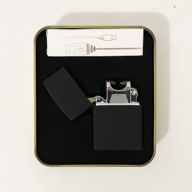 Запальничка перезаряджається USB-215, Електро запальничка для сигарет на зарядці CQ-67 Львів - фото 1