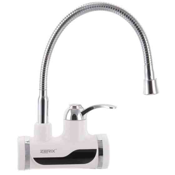 Проточный водонагреватель настенный Zerix ELW02-EFW 3.6 кВт с гибким изливом и индикатором температуры Черновцы