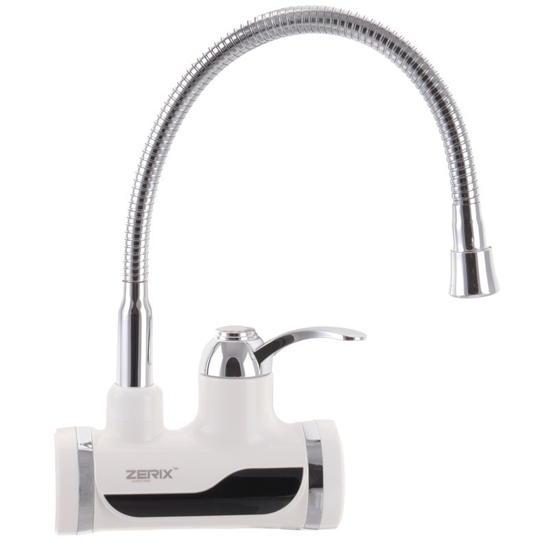 Проточный водонагреватель настенный Zerix ELW02-EFW 3.6 кВт с гибким изливом и индикатором температуры Черновцы - изображение 1