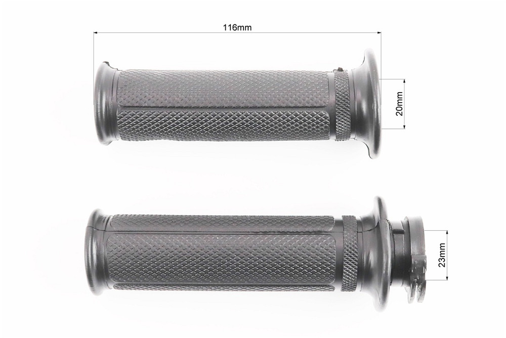 Рукоятка керма ліва, права з вставкою к-кт 2шт Suzuki LET'S (20мм внутрішній діаметр лівої рукоятки) Киев - изображение 2