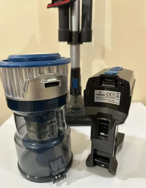 Пылесос ручной аккумуляторный 2500Вт Crownberg CB-674 для сухой уборки 3 в 1 с контейнером 0.5 л и турбощеткой Одесса - изображение 9