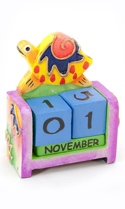 Детский календарь из дерева Черепаха Киев - изображение 1