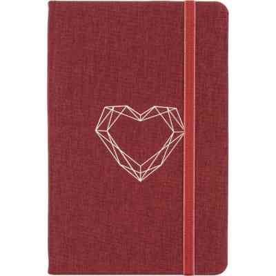 Книга записна Optima Heart А5 128 аркушів клітинка (O27191-03) Вінниця