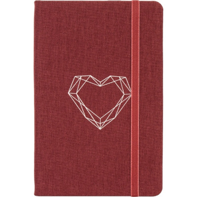 Книга записная Optima Heart А5 128 листов клетка (O27191-03) Винница - изображение 1