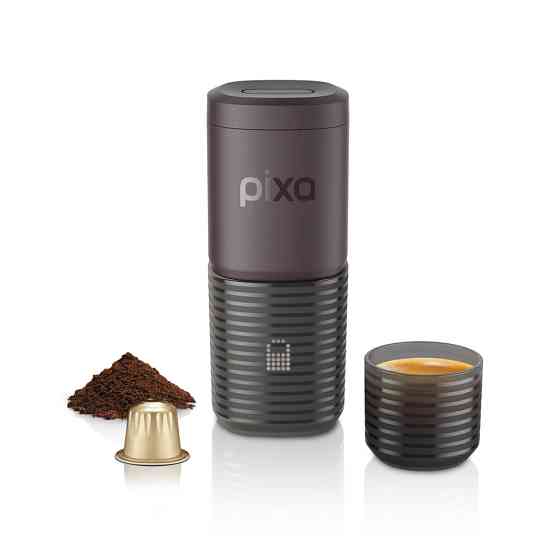 Портативна електрична еспресо-кавоварка Wacaco Pixapresso для меленої кави та капсул, червона Киев