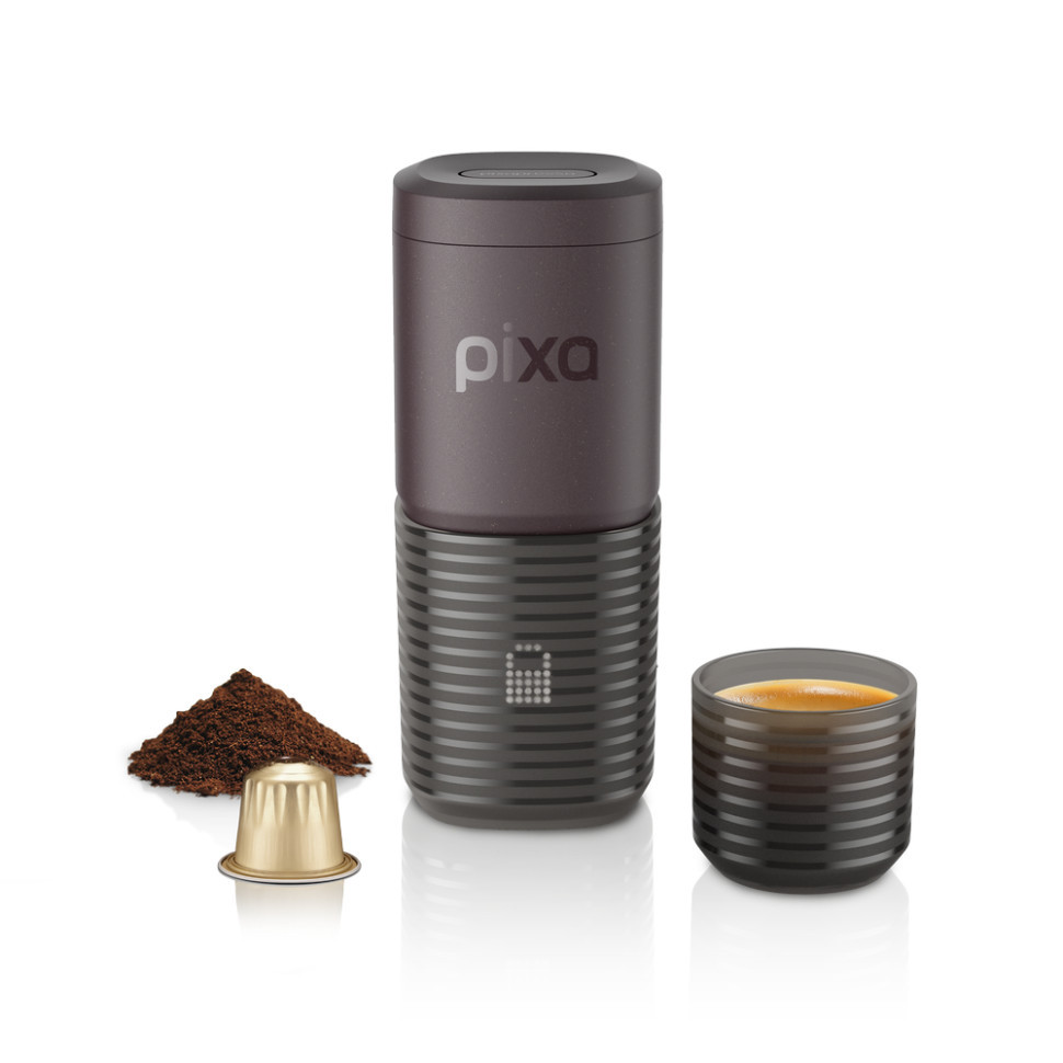 Портативна електрична еспресо-кавоварка Wacaco Pixapresso для меленої кави та капсул, червона Київ - фото 6