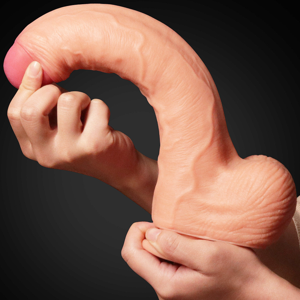 Фаллоимитатор - Dual-Layered Silicone Cock 11