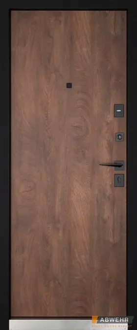 Вхідні двері Abwehr Megapolis Kale Riviera 572/0 Спил дерева коньячного 860*2050 мм Київ - фото 2
