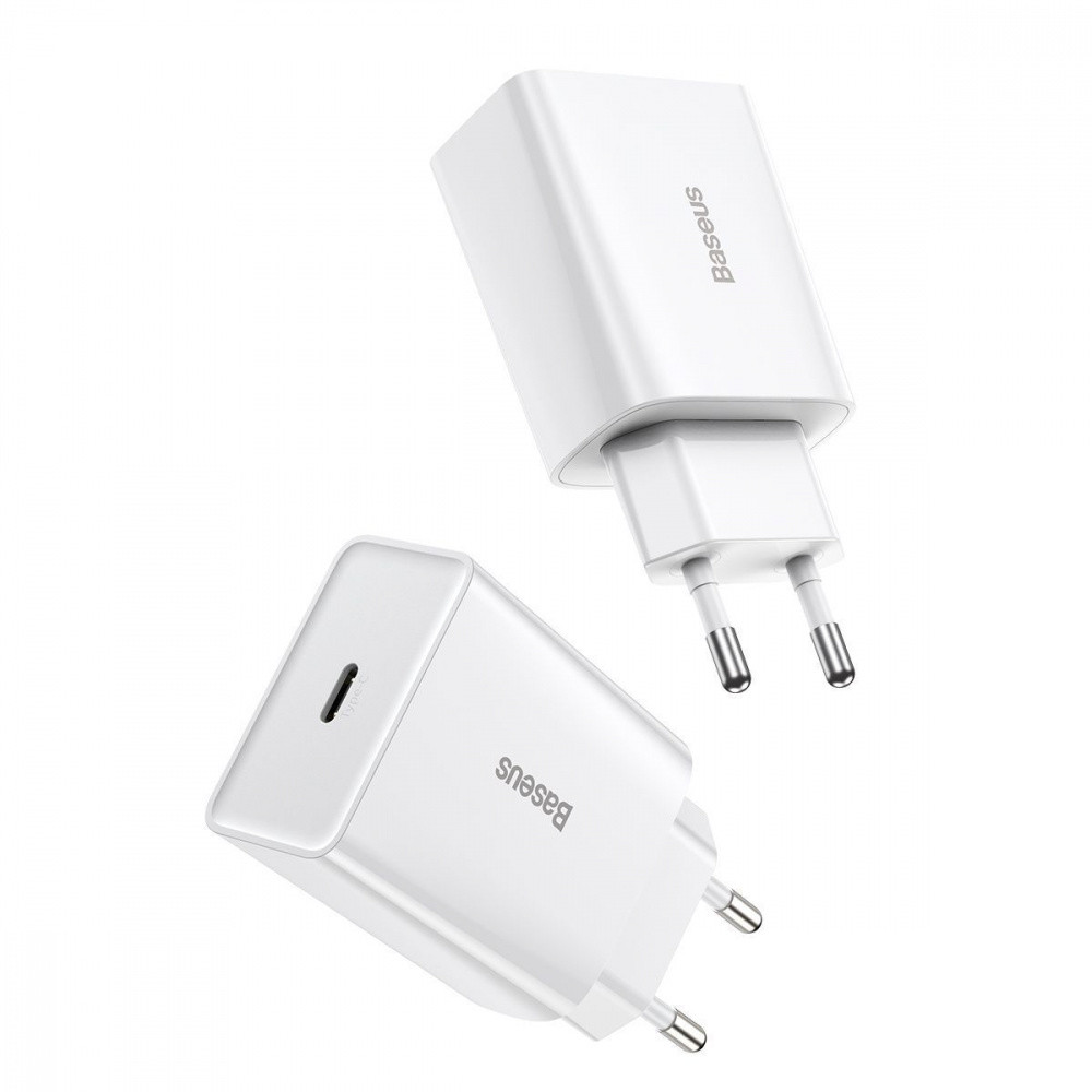 Мережевий зарядний пристрій Baseus Speed Mini PD Charger 20W 1 Type-C чорний Львів - фото 8