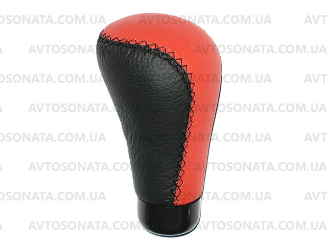 Ручка КПП 25338 черн.-красн. кожа Винница - изображение 2