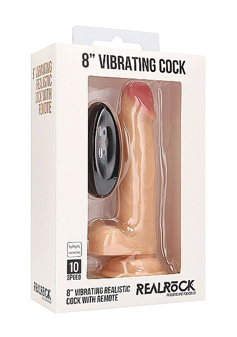 Вібратор Realistic Cock - 8 - With Scrotum - Skin Sex Aura Київ - фото 2