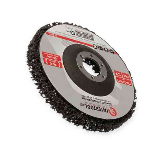 Коло зачистне по металу зі спіненого абразиву "корал" 125х13 мм чорний (середньої жорсткості) Мукачево